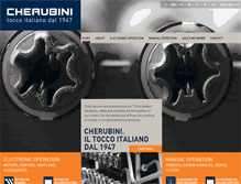 Tablet Screenshot of cherubini-group.com